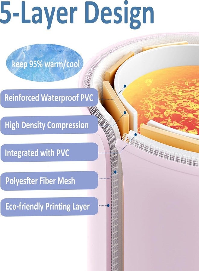 Deoxys Portable Bathtub, Folding Tub, No Assembly Required, Spa Bathtub, Compact, For Home, Soaking Type, Simple Bath, Suitable for All Ages - Image 3